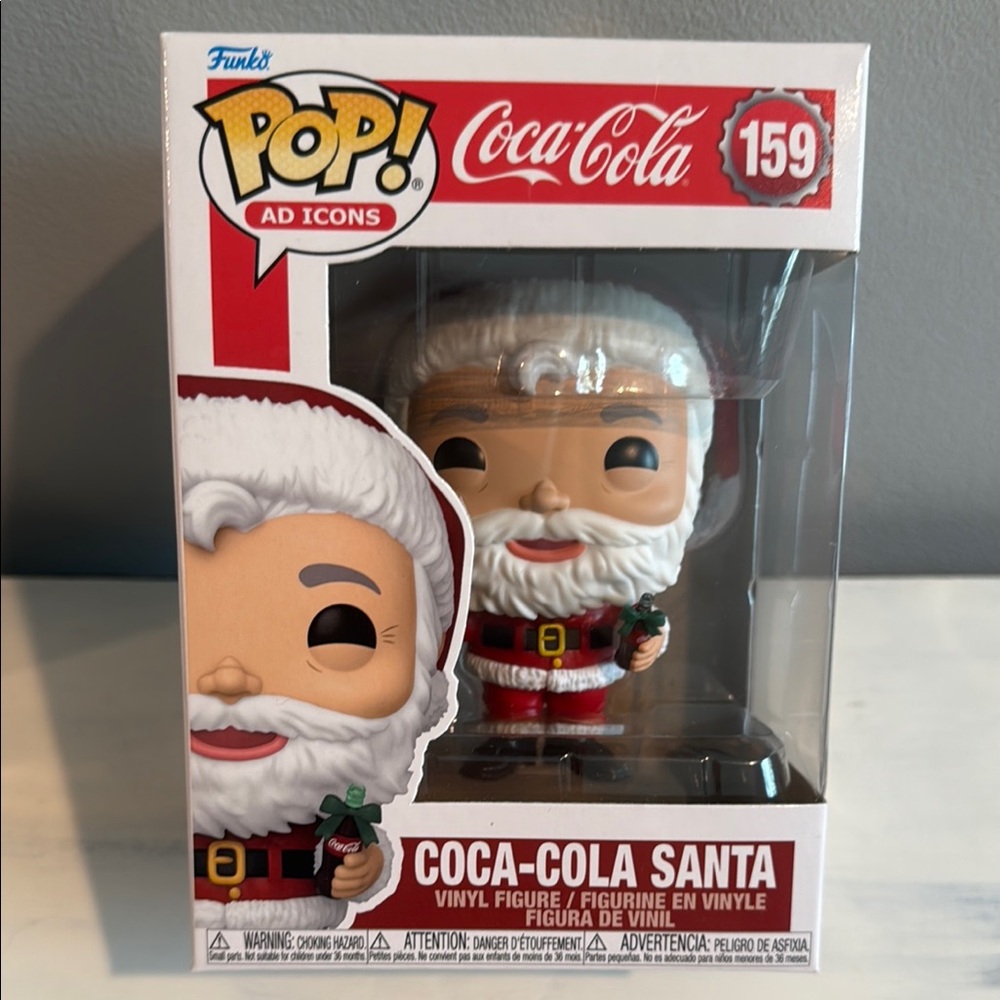 NIB Funko Pop #159 Coca-Cola Santa
